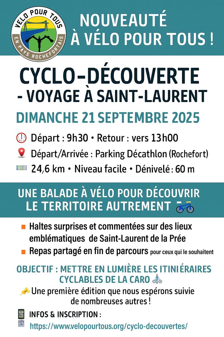 Cyclo-découverte : Voyage à vélo_Rochefort