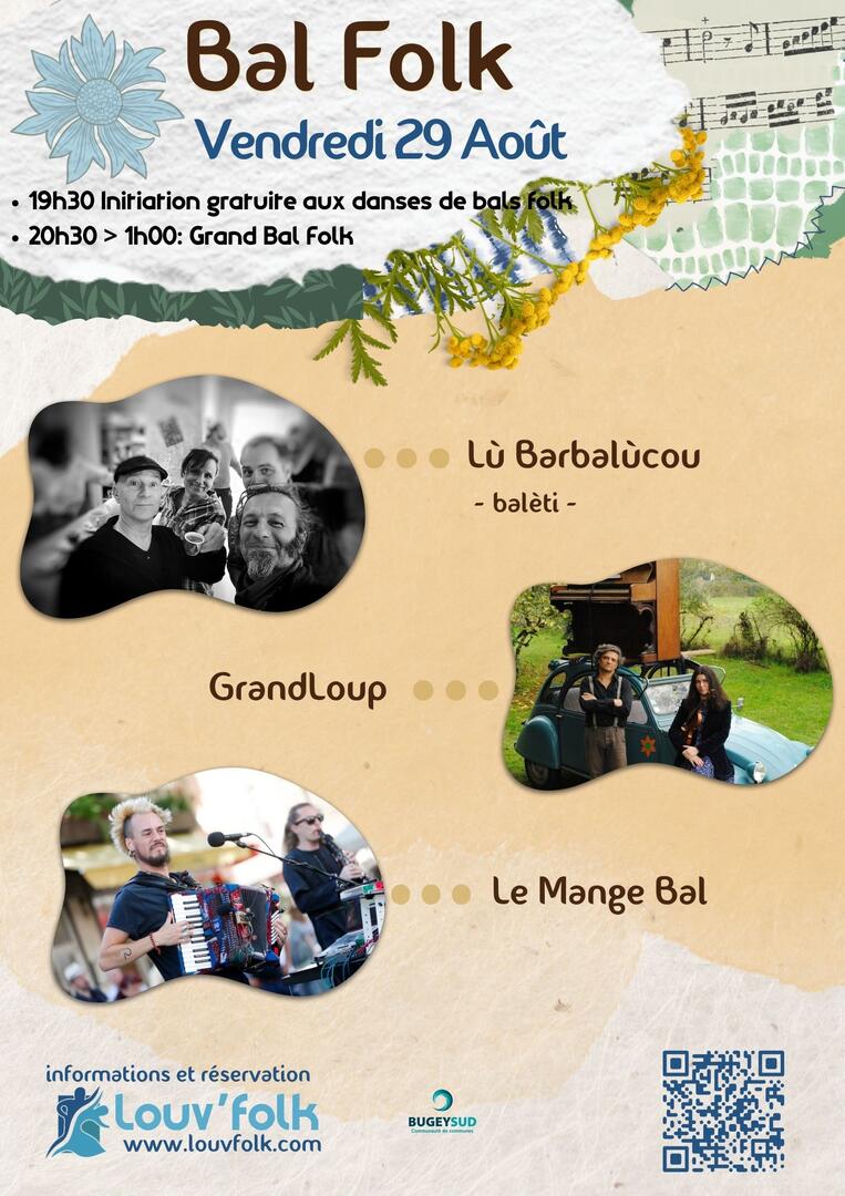 Festival Trad'en Bugey - Ateliers danse et musique en journée - Bal folk en soirée_Culoz-Béon