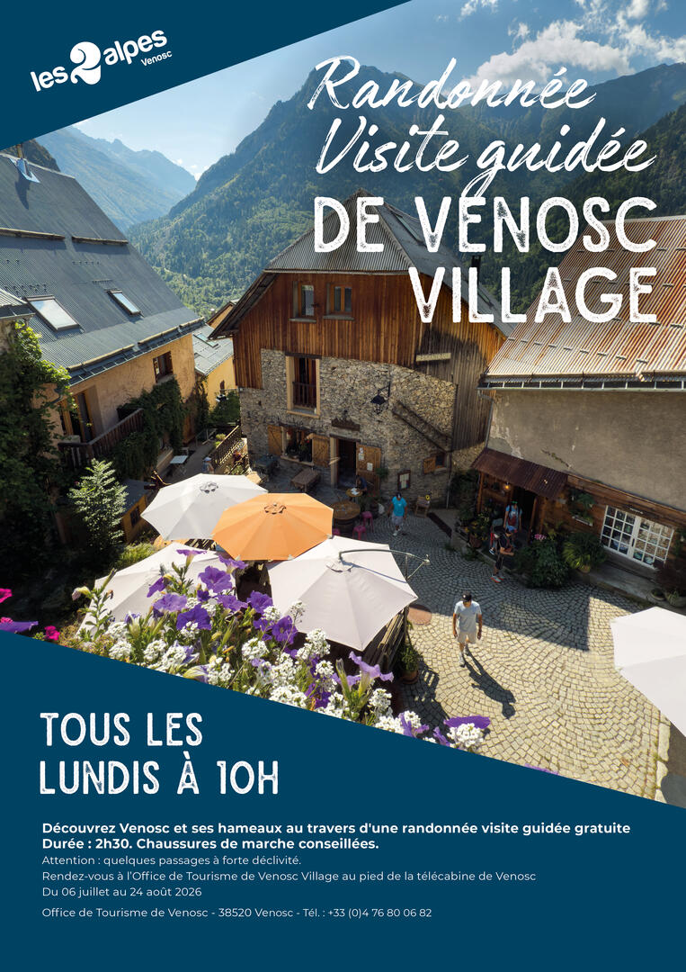 Randonnée visite guidée de Venosc village_Venosc