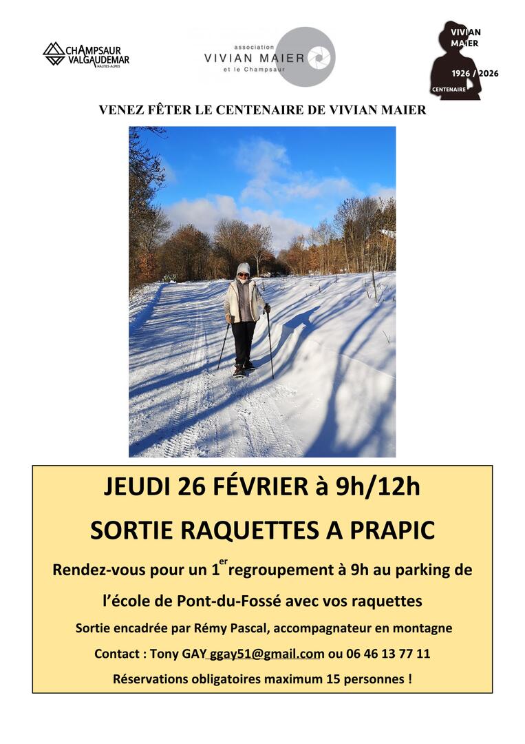 Sortie raquette à Prapic_Saint-Jean-Saint-Nicolas