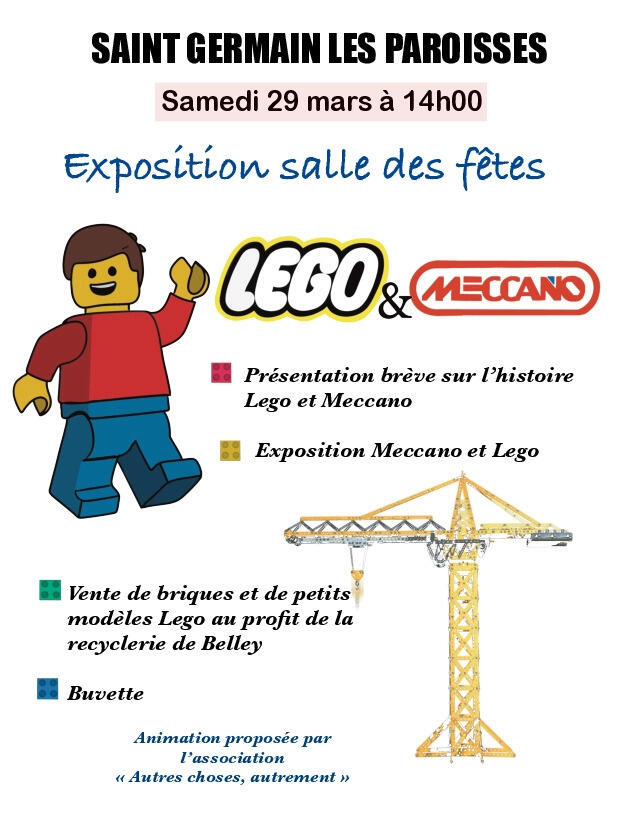 Exposition Légo et Mécano_Saint-Germain-les-Paroisses