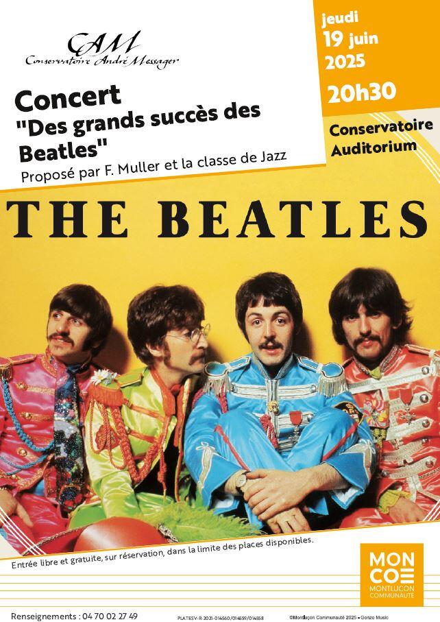 Concert : les Beatles par la classe de Jazz_Montluçon