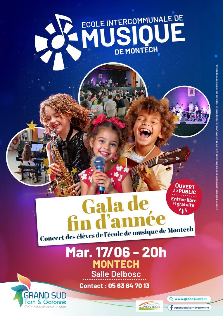 Musique : Gala de fin d'année_Montech