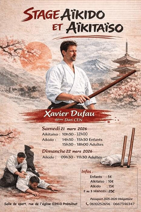 Stage Aïkido et Aïkitaïso_Prémilhat