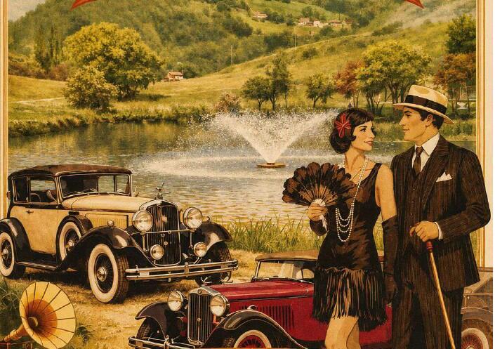 1er rassemblement de voitures anciennes rétro Charleston_Crêts en Belledonne