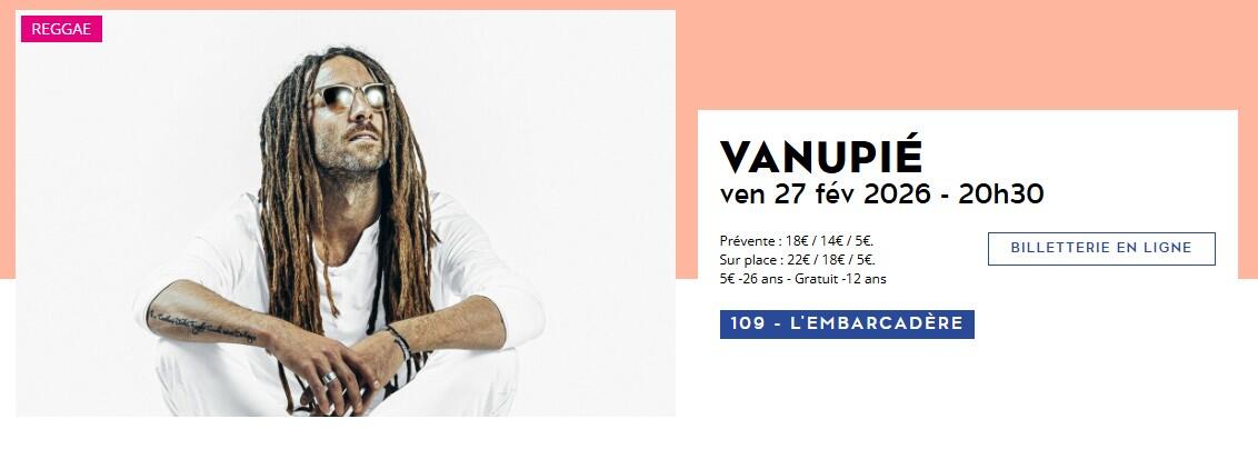 Concert : Vanupié_Montluçon