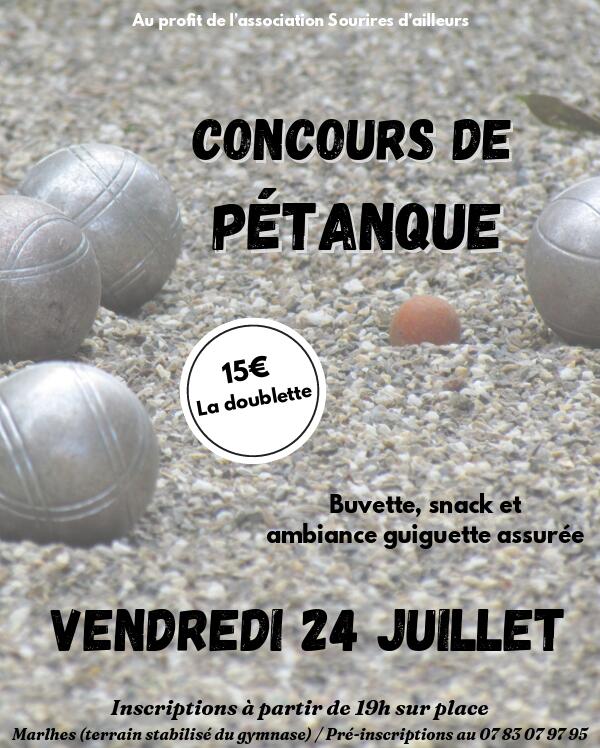Concours de pétanque_Marlhes