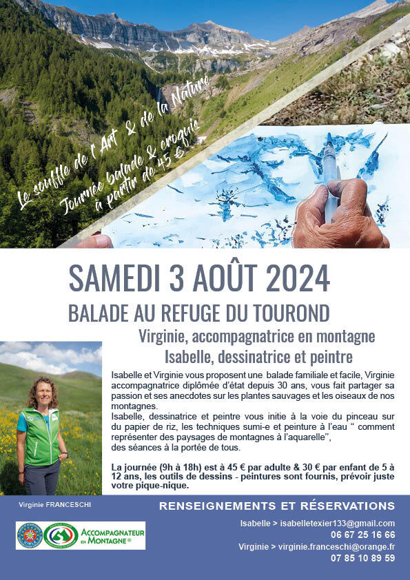 balade croquée au Tourond