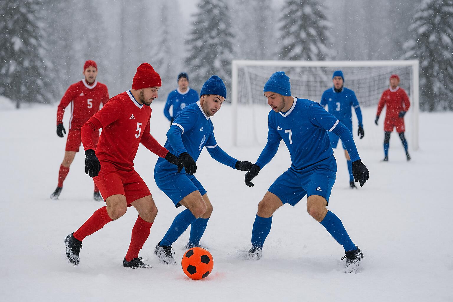 Foot sur neige_Les Sept Laux Le Pleynet