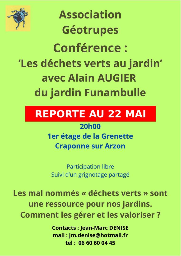EVE_Conférence : Les déchets verts au jardin_Craponne-sur-Arzon