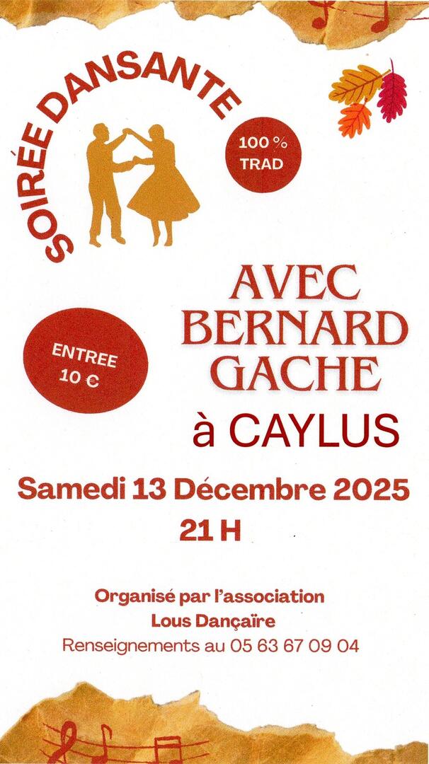 soirée dansante 100% trad_Caylus