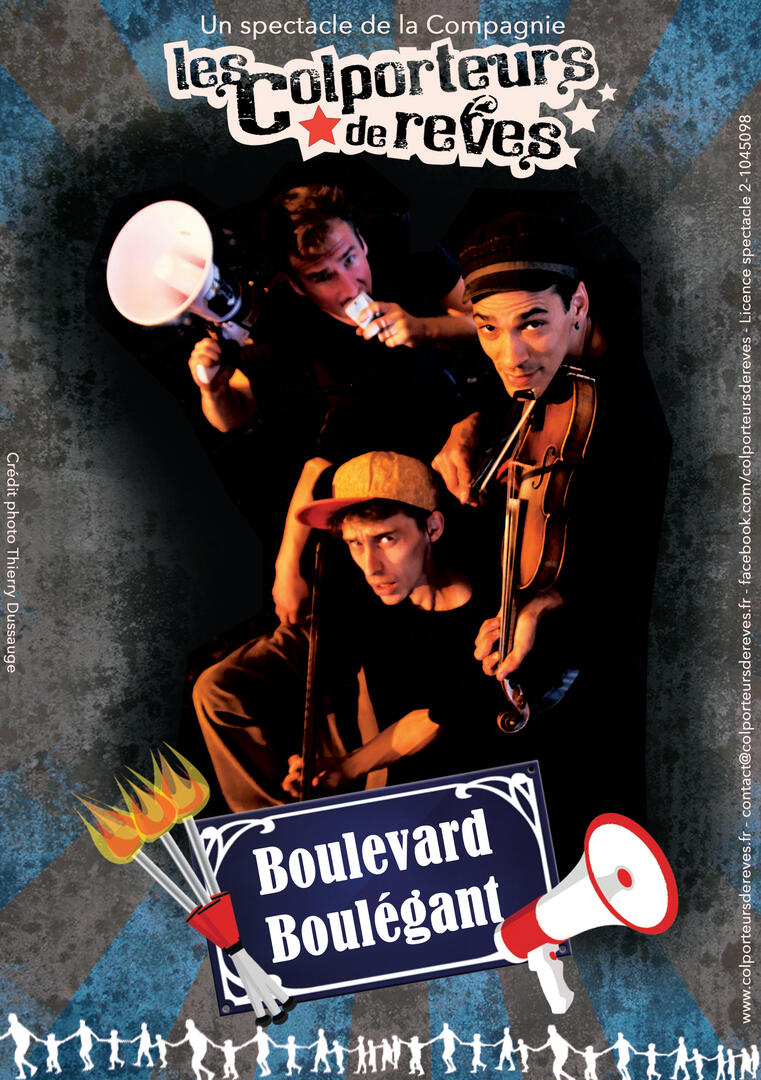 Spectacle pour enfants : "Boulevard Boulégant" du groupe "Les colporteurs de rêve"_Les Contamines-Montjoie