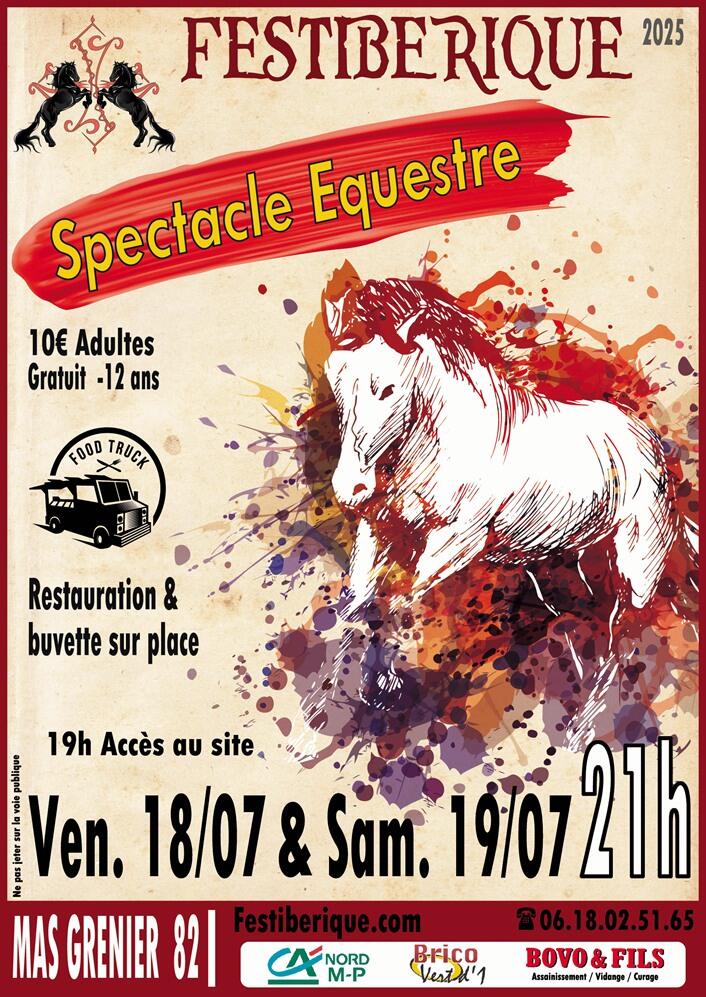 Spectacle équestre "Festibérique"_Mas-Grenier