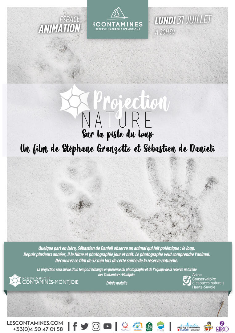 Projection du documentaire Sur la piste du loup