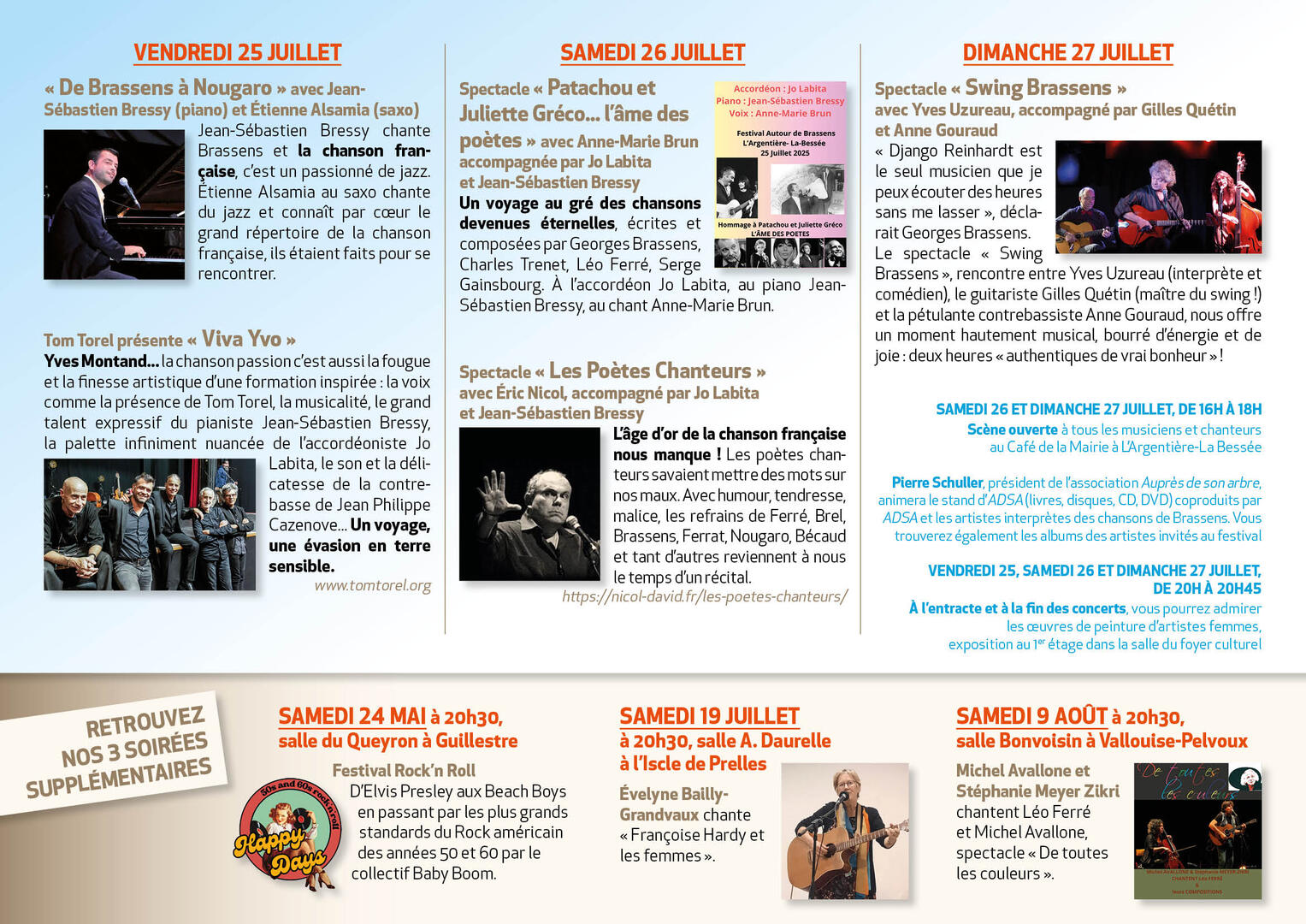 Autour de Brassens - Dimanche 27 juillet_L'Argentière-la-Bessée