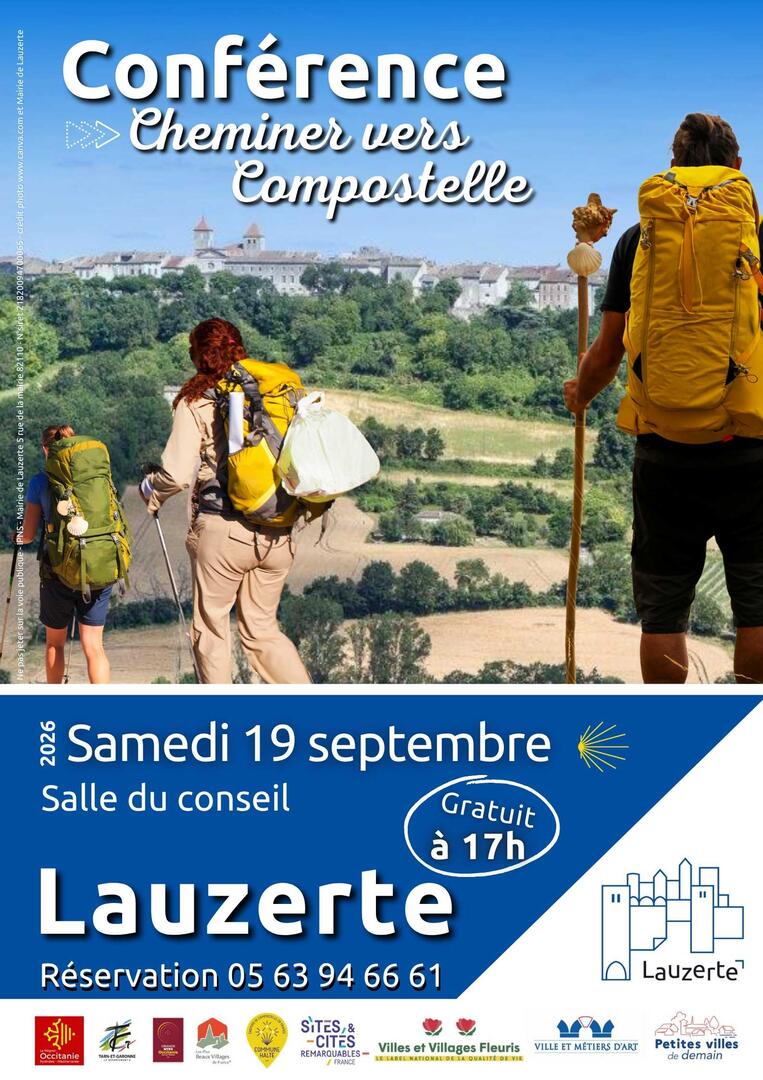 conférence St jacques de Compostelle lauzerte