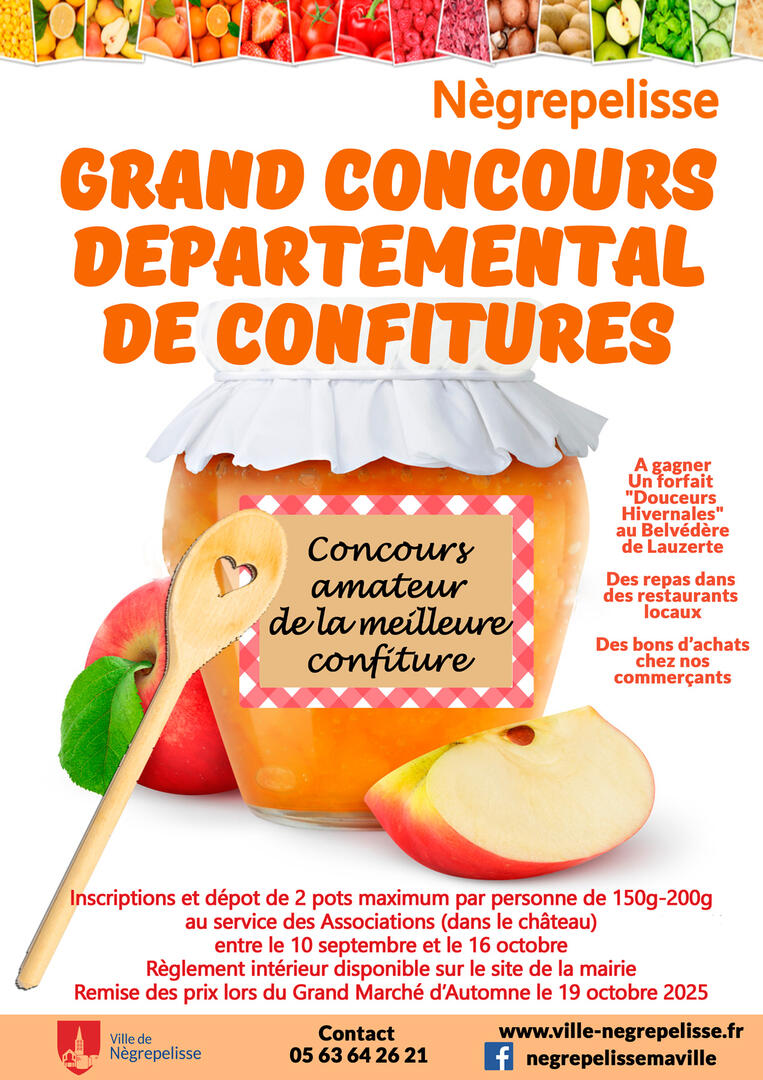 Grand concours départemental de confitures