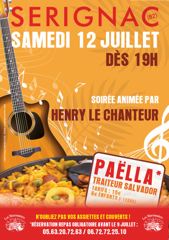Concert et paëlla_Sérignac