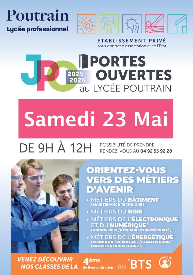 Journée Porte ouvertes - Lycée Poutrain_Saint-Jean-Saint-Nicolas