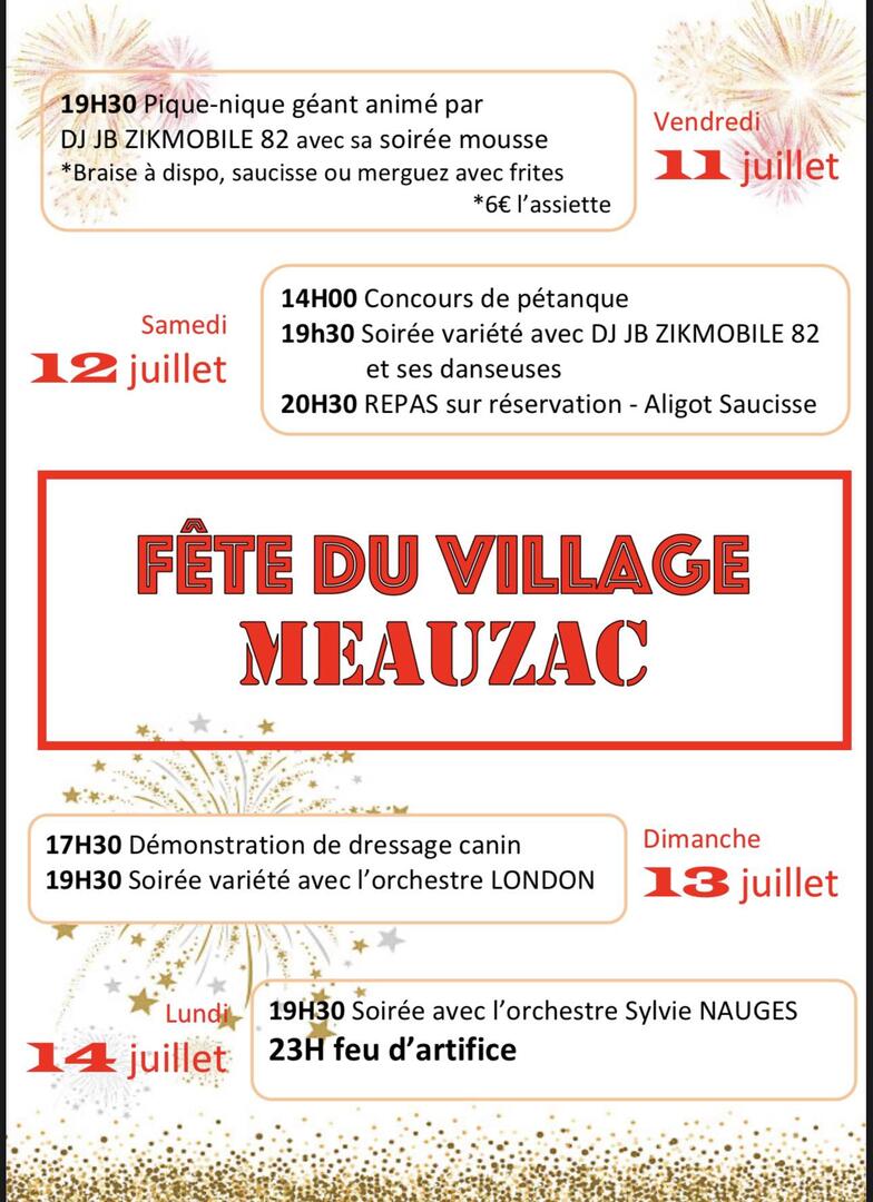 Fête du village de Meauzac_Meauzac