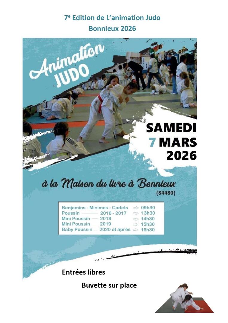 Judo 2026 Bonnieux