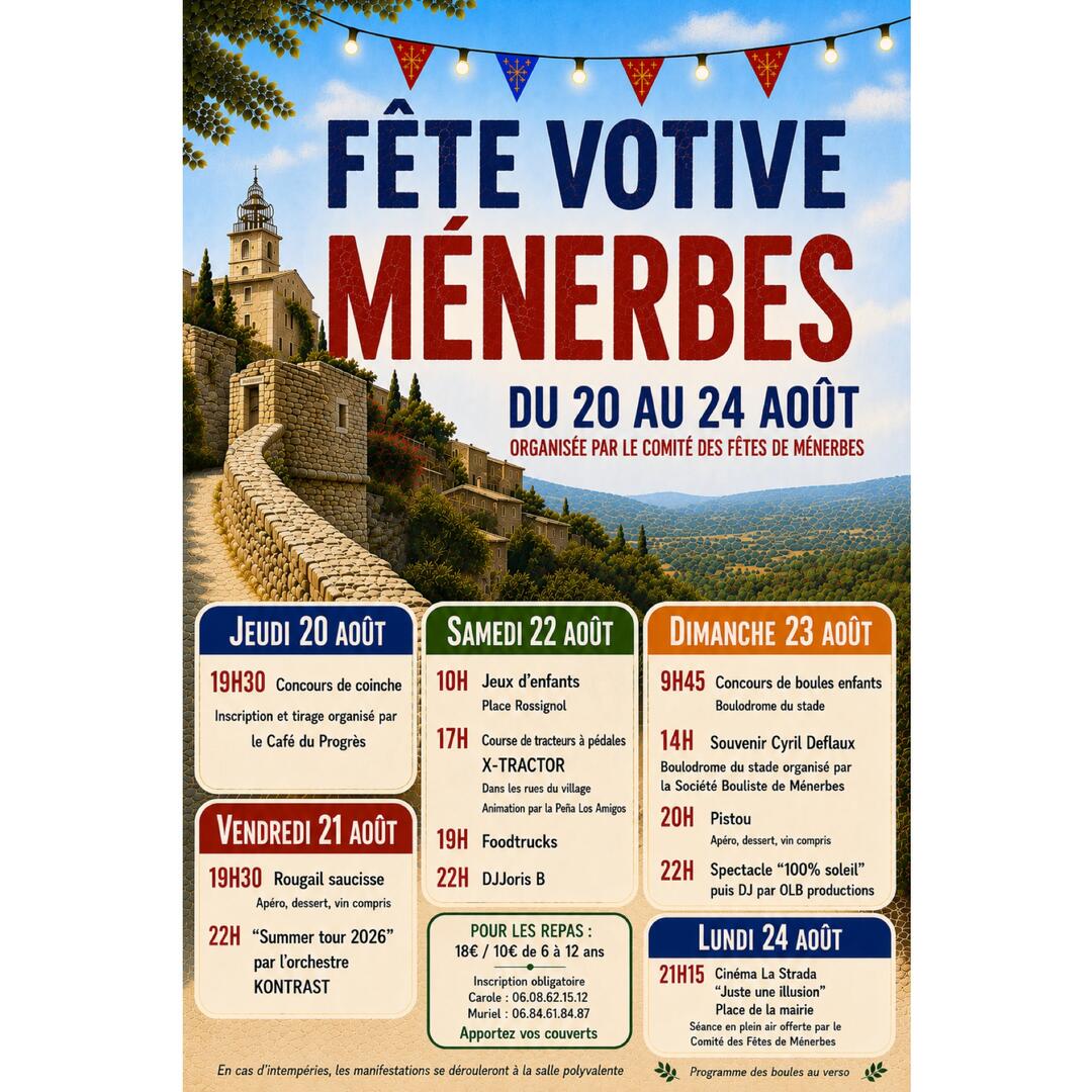 fête votive ménerbes