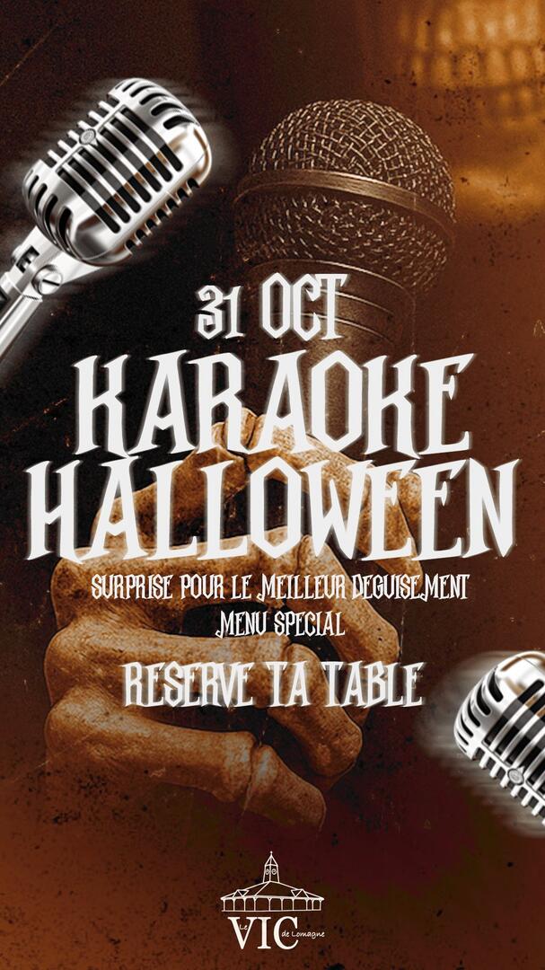 Soirée Karaoké Halloween au Vic de Lomagne_Lavit