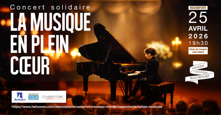 Concert solidaire : la musique en plein cœur_Rochefort