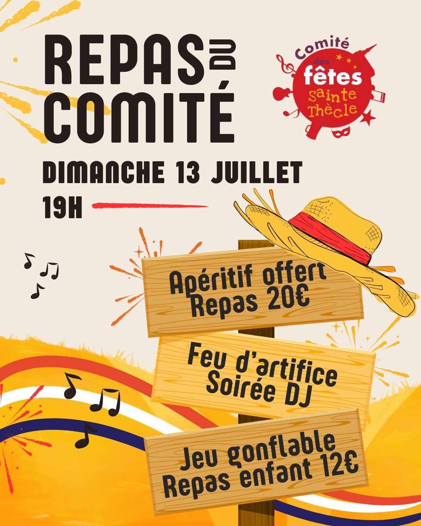 Repas du Comité des Fêtes_Montesquieu
