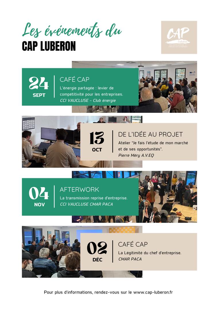 Les évènements du CAP Luberon_Apt