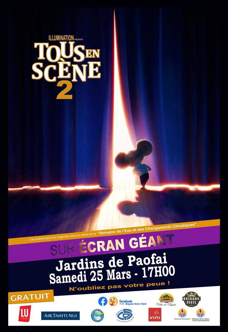 Tous en scène 2 sur écran géant