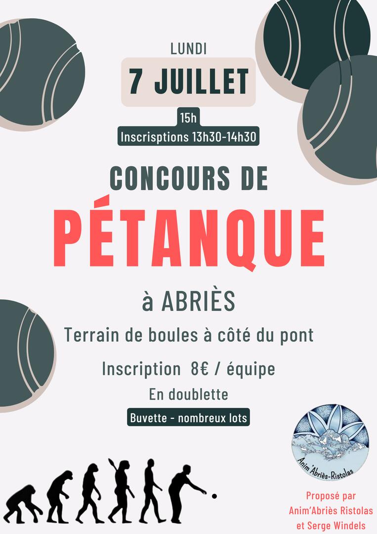 Concours de pétanque_Abriès-Ristolas