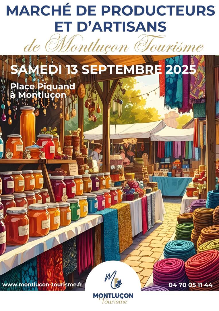 Marché de producteurs et d'artisans de Montluçon Tourisme_Montluçon