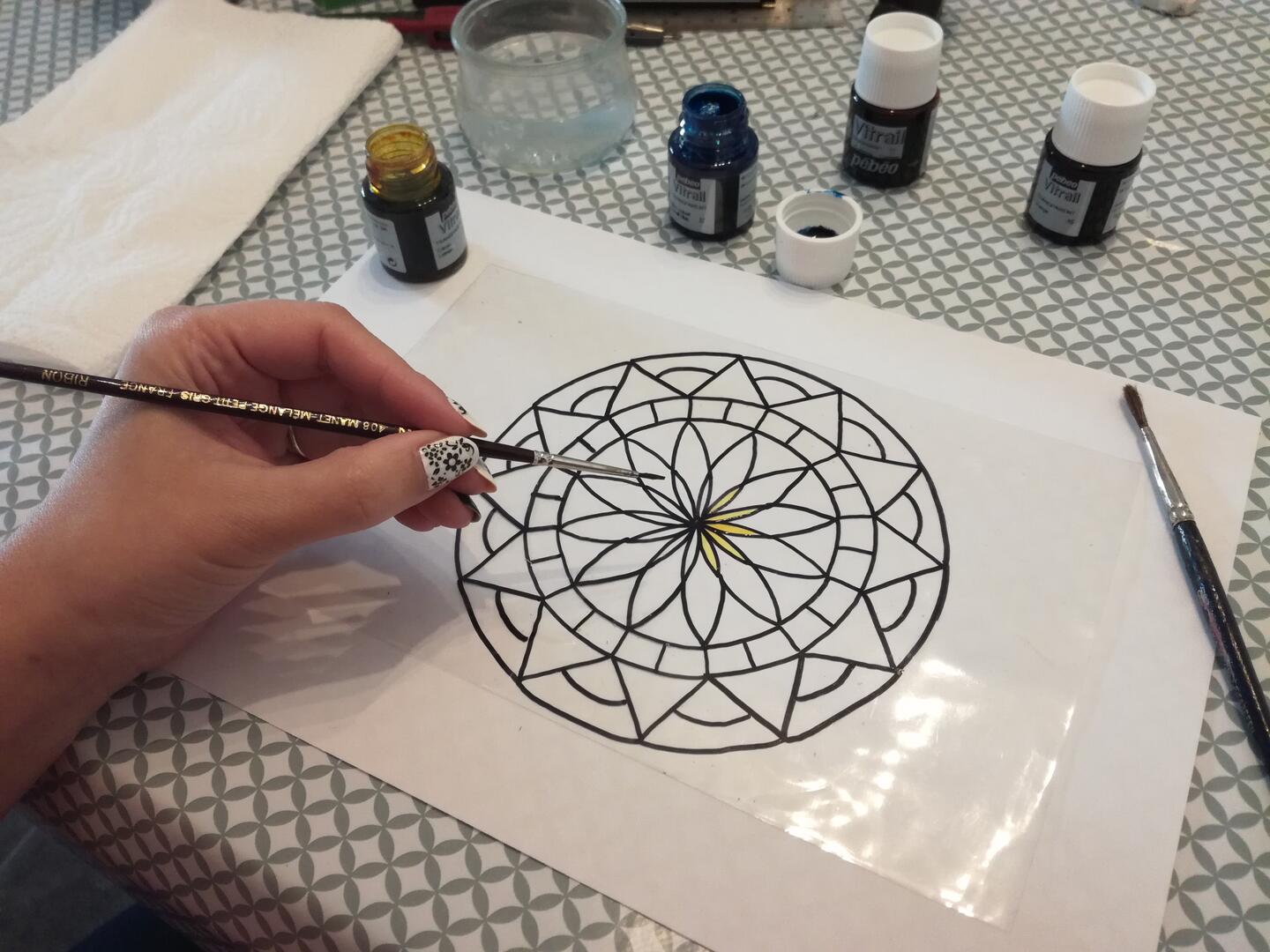 Atelier vitrail - Collégiale de St Bonnet le Château