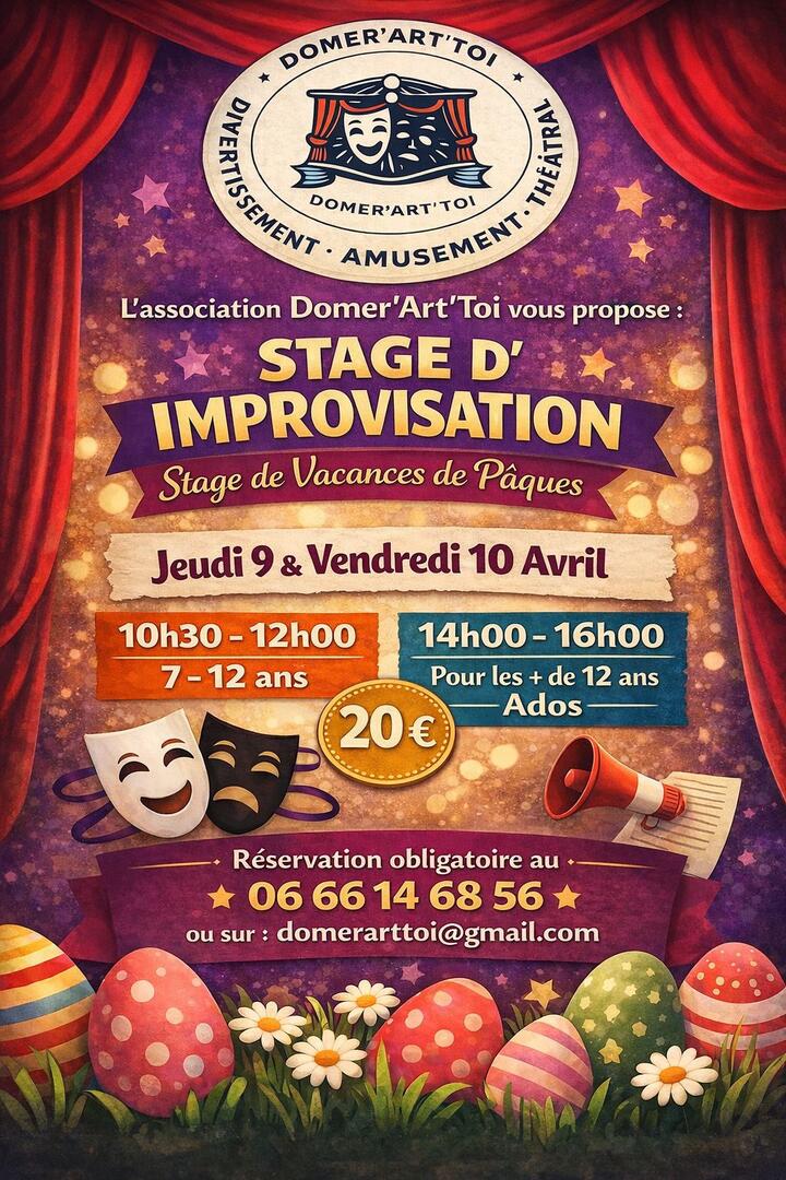 Stage de théâtre : improvisation_Domérat