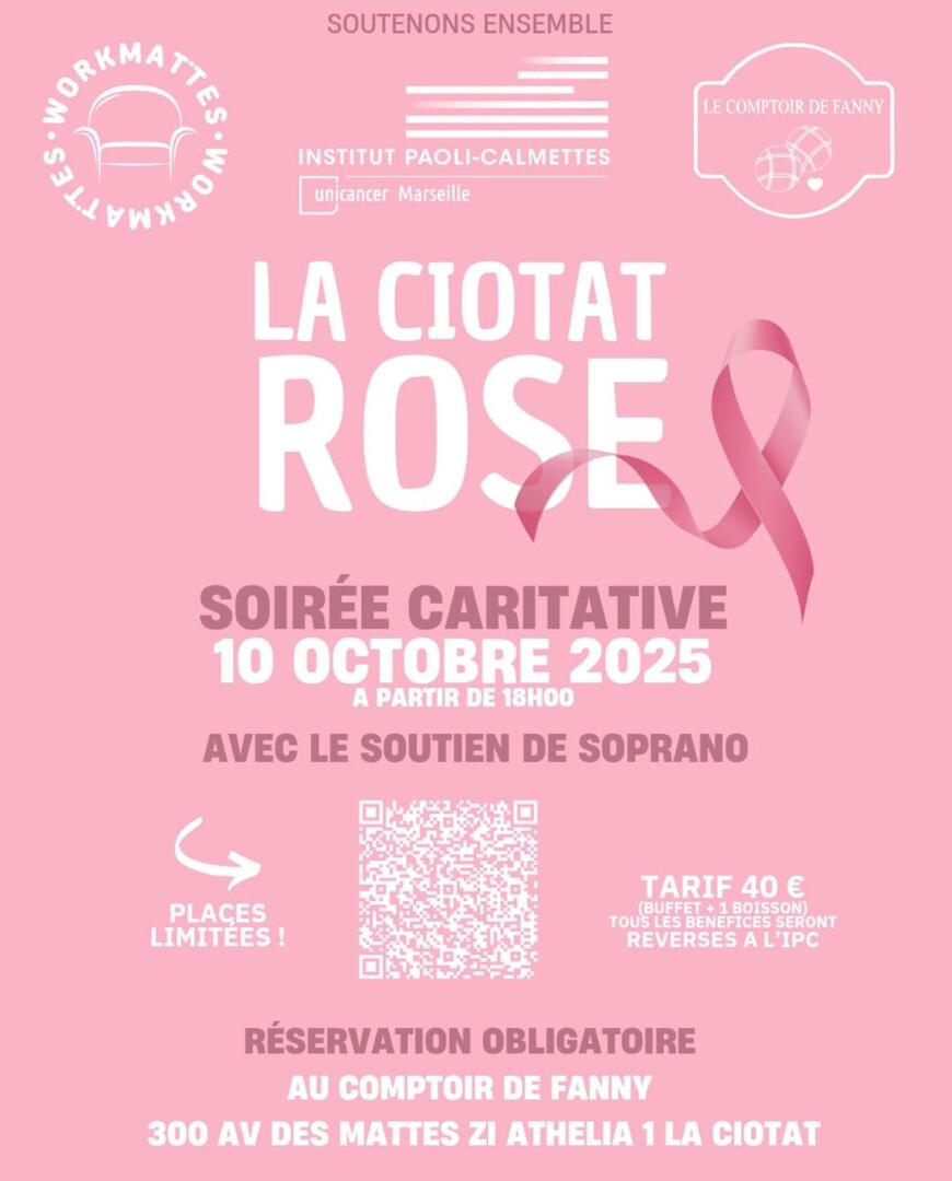 Soirée caritative Unis en Rose_La Ciotat