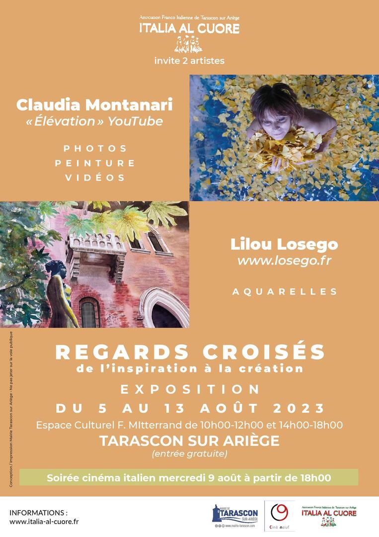 Affiche exposition Regards croisés Tarascon