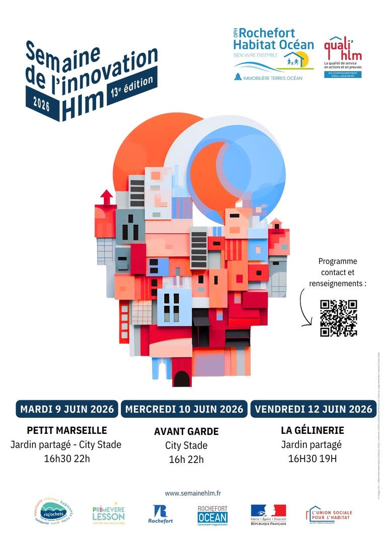 Affiche Semaine HLM 2026 Rochefort