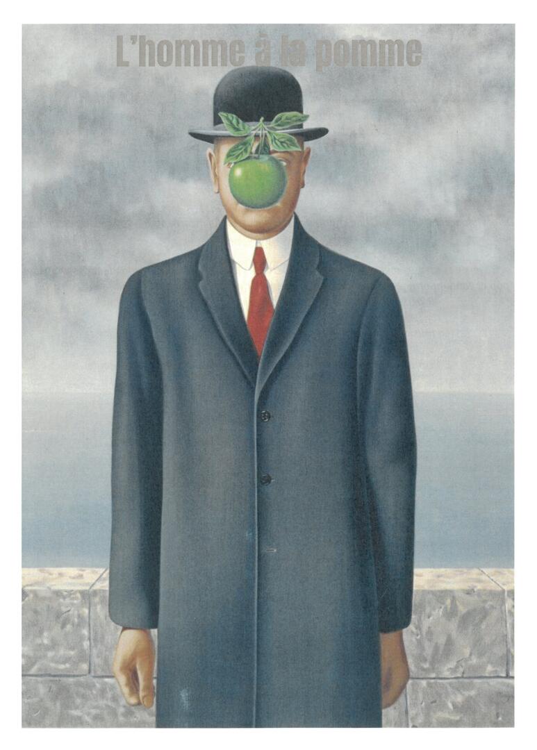 L'homme à la pomme