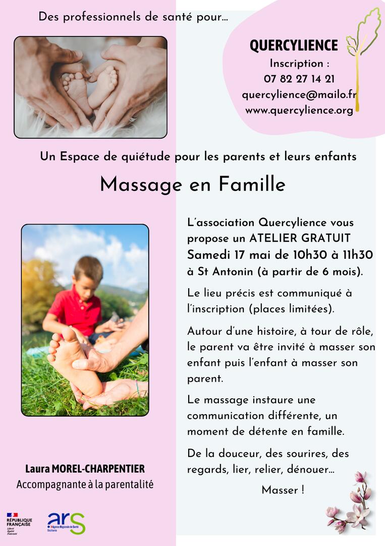 Massage en famille