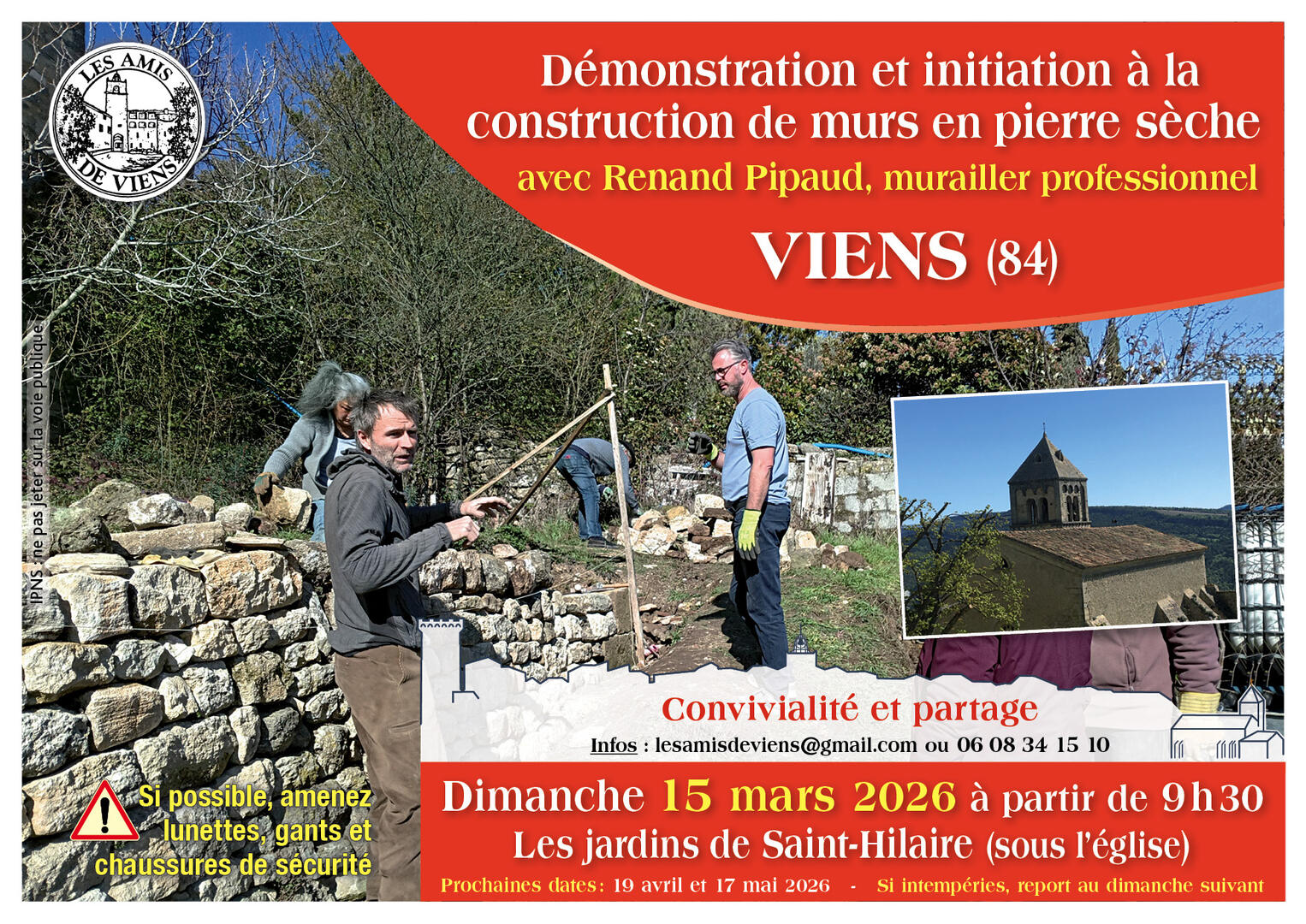 initiation murs en pierre sèche