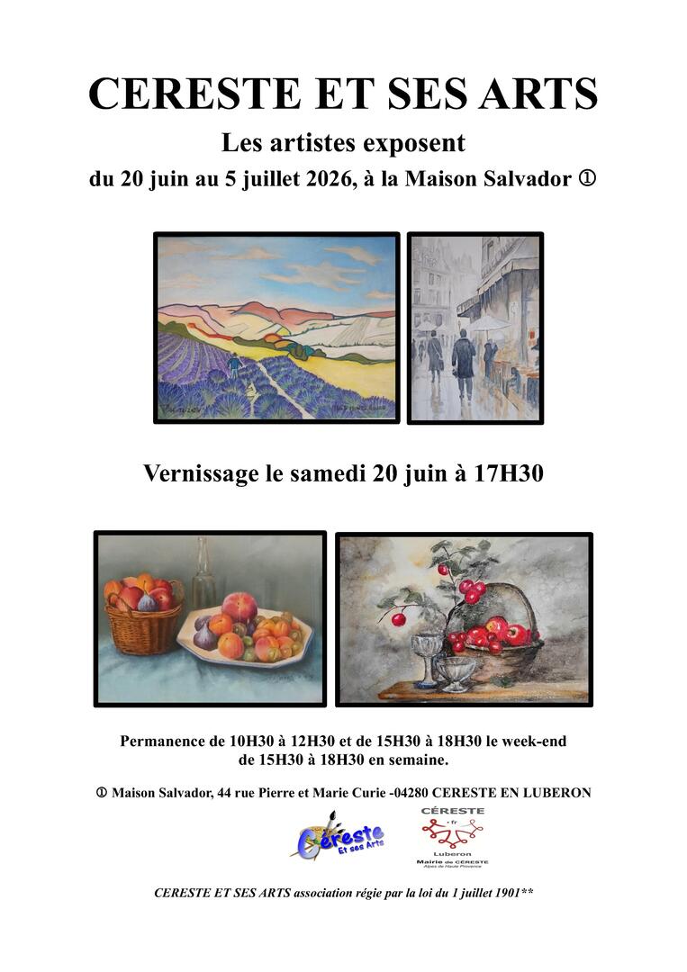 Exposition "Céreste et ses arts"_Céreste