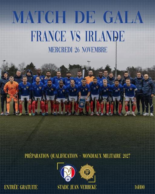 Match de gala - France Irlande militaire_Montauban