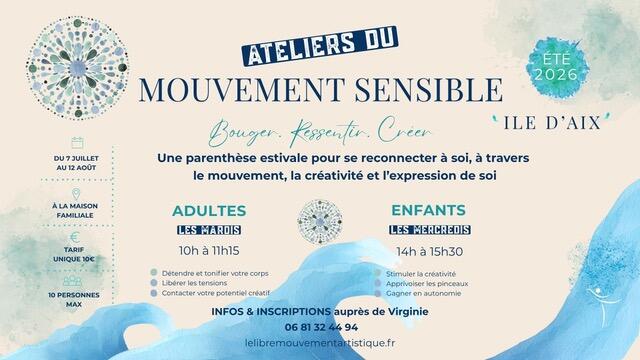 ATELIERS DU MOUVEMENT SENSIBLE