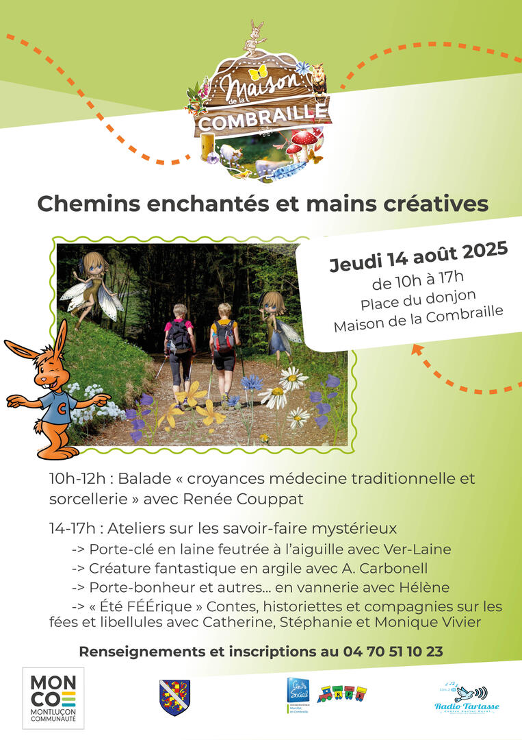 Chemins enchantés et mains créatives_Marcillat-en-Combraille