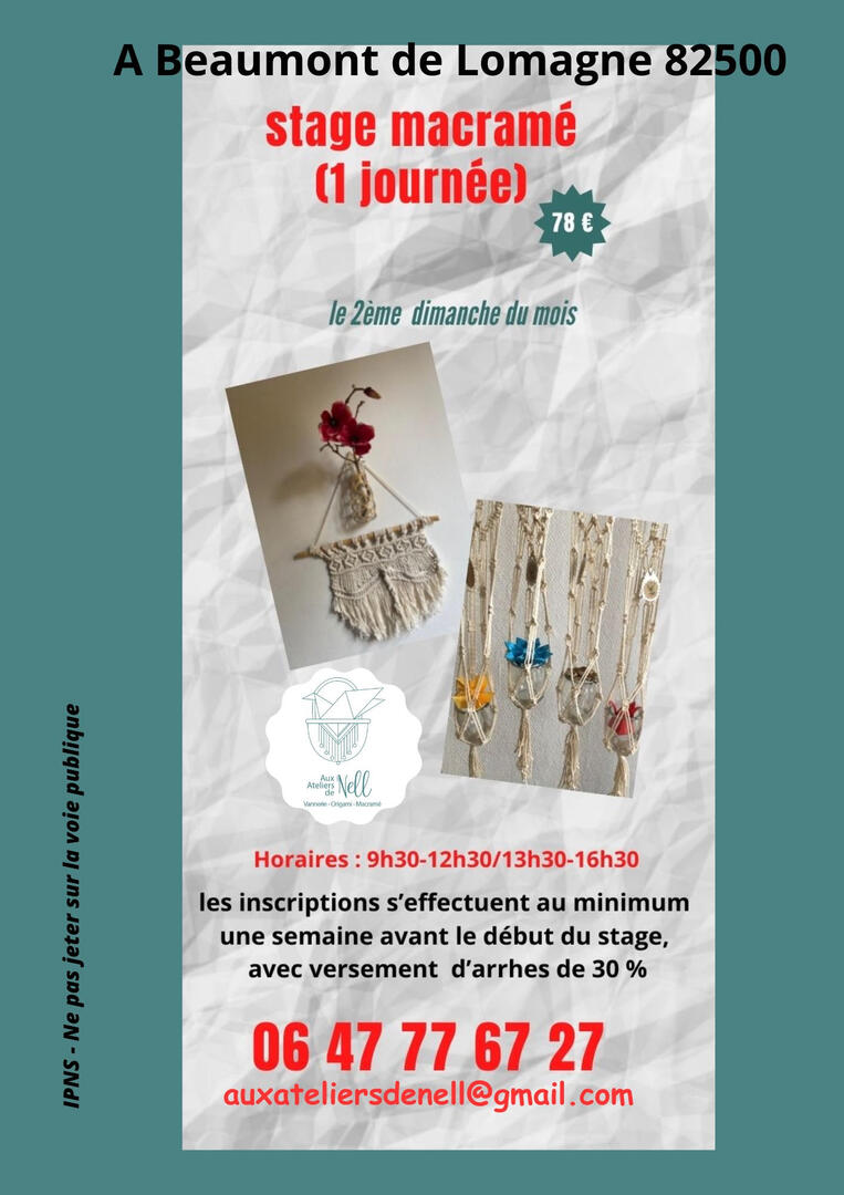 stage macramé