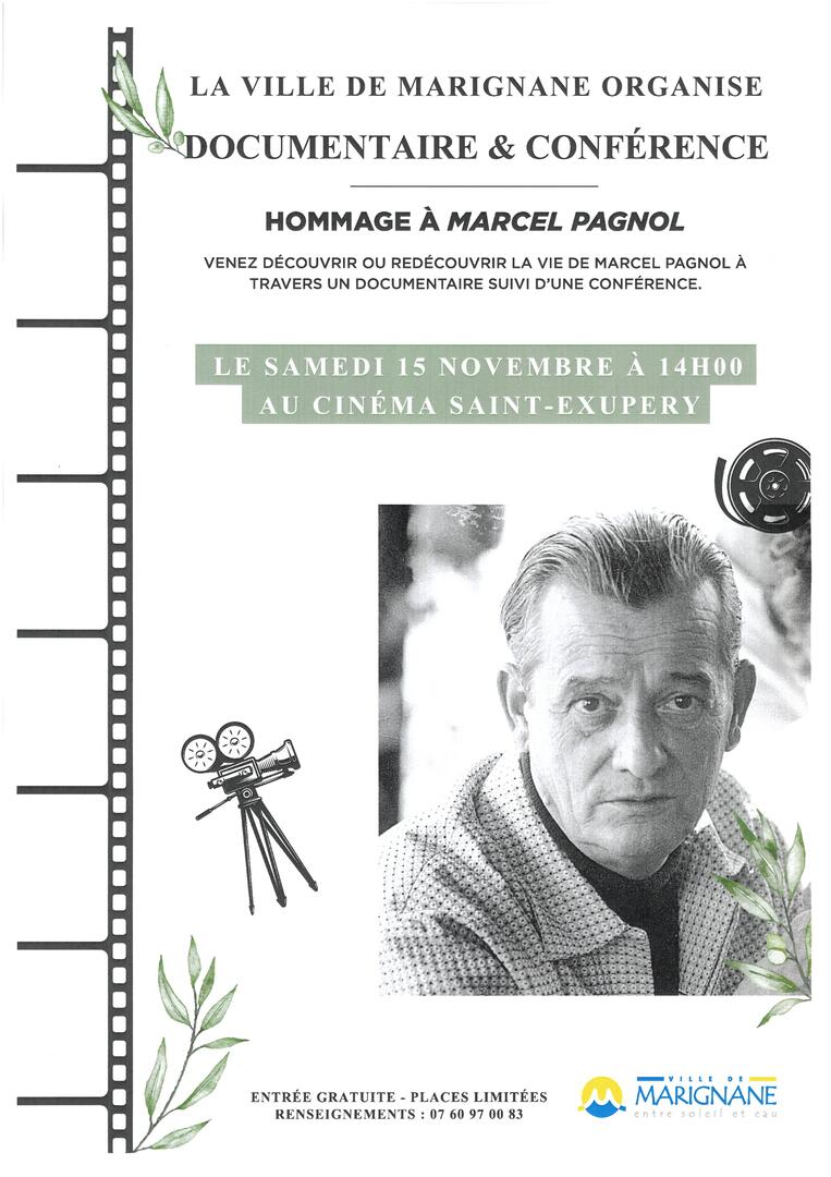 Documentaire et conférence : Hommage à Marcel Pagnol