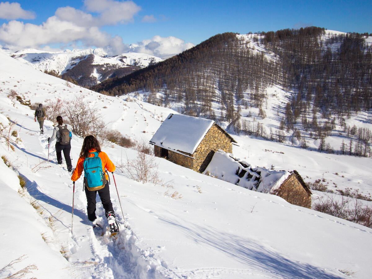 Itinéraire raquettes - Tour de Roya_Valberg