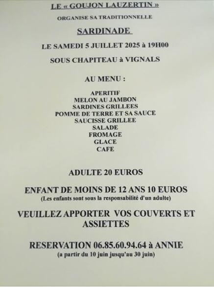 Soirée Sardinade_Lauzerte