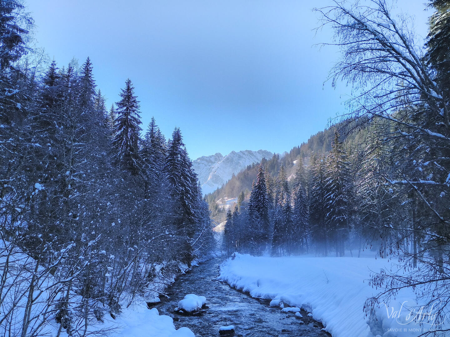 Sentier détente hiver